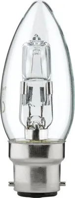 Produktbild von Luminizer Halogen Leuchtmittel C35 Kerze 42W = 55W B22 klar dimmbar warmweiß