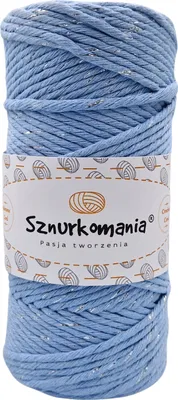 Obrázek produktu pro Makramé příze 3 mm 100 m 1 nit, bavlněná příze, bavlněná šňůra 3 mm, třpytivá šňůra, makramé šňůra, bavlněná šňůra, bavlněná šňůra, háčkování, mnoho barev