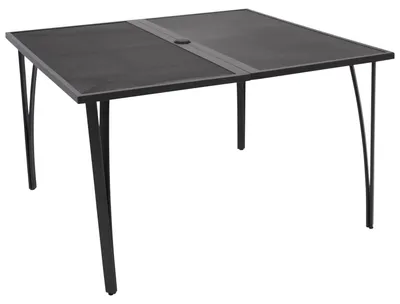 Produktbild von Gartentisch 120x120cm, Streckmetall anthrazit
