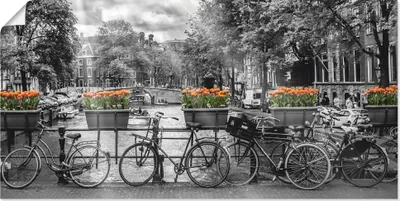 Produktbild von ARTland Poster Amsterdam Herengracht I Größe: 150x75 cm