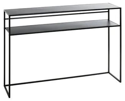 Konsole schwarz Metall B112xH81xT28 cm modern