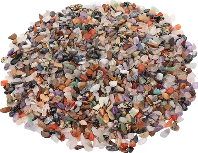 Produktbild von 500g Trommelsteine 5 - 10mm Edelsteine natürliche Afrika Mix Schmucksteine Deko