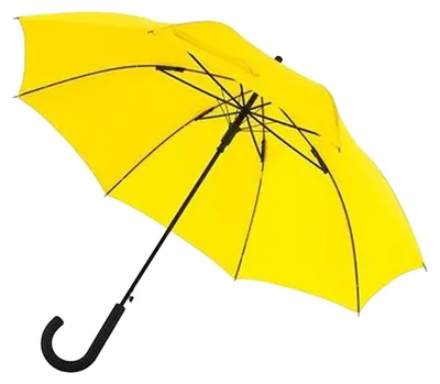 Image de L-Merch - Parapluie automatique coupe-vent LT5554 (86 cm x 103 cm) (jaune)