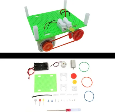 Obrázok produktu pre Mini generátor Elektrické prenosové koleso pre deti Fyzikálny experiment Učenie darček