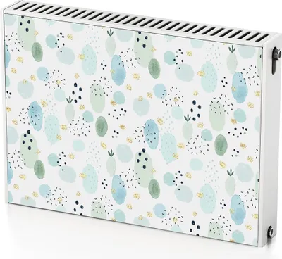 Produktbild von Abstrakte Natur – Magnetische Heizkörperabdeckung – 80x60 cm – Magnet Heizkörperabdeckung – 3D Würfel – Heizkörperverkleidung – Magnetische Wandverkleidung – Wetterfest