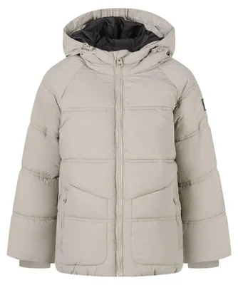Immagine prodotto di Minoti - Giacca trapuntata da bambino, con cappuccio MN393 (134) (grigio chiaro)