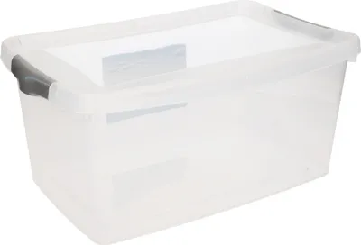 Produktbild von Hega Hogar Aufbewahrungsbehalter - mit Deckel - 9L - 37 x 24 x 16 cm