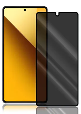 Produktbild von Anti Spy Panzer Folie für Xiaomi Redmi Note 13 Pro 5G Privacy Displayschutzfolie Sichtschutz Glasfolie Schutzglas