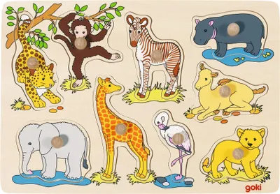 Produktbild von Goki 57829, 9 Stück(e), Fauna, 1 Jahr(e)
