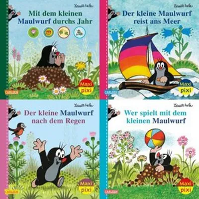 Produktbild von Maxi-Pixi-4er-Set 99: Neues vom Maulwurf (4x1 Exemplar)