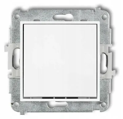 Image de Karlik IWP-4.1 Interrupteur Poussoir Unipolaire Blanc