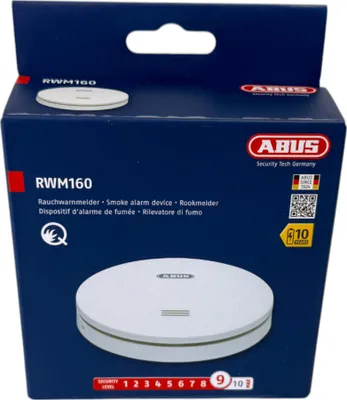 Immagine prodotto di ABUS RWM 160 Rilevatore di fumo alto 2,3 cm Rilevatore di pericolo bianco