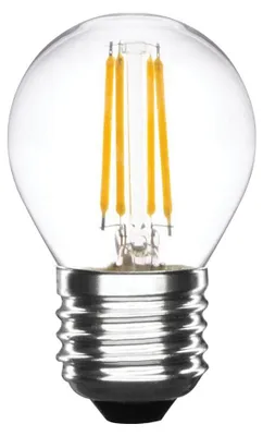 Zdjęcie produktu dla Alcapower Żarówka LED G45 Filament E27 6W 810lm 3000K Ciepła Biel - Przezroczyste szkło, wydajna i trwała do oświetlenia wnętrz
