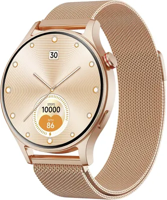 Produktbild von Smartwatch Damen Herren 1.32 Inch AMOLED Display Fitness Tracker Herzfrequenz SpO2 Schlafmonitor Pedometer 110 Sportmodi 3ATM iOS Android