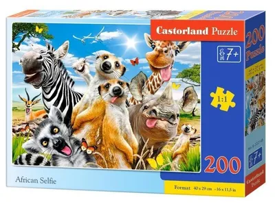Imagen del producto de Castorland B-222148, 200 unidades, Animales, 7 años