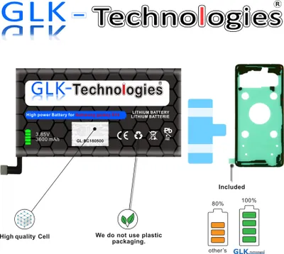 Produktbild von GLK-Technologies Akku für Samsung Galaxy S10 SM-G973F | DuoS | EB-BG973ABU | PRO Ohne Set