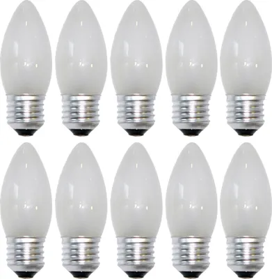 Produktbild von 10 x Glühbirne Kerze 60W E27 MATT Glühbirnen Glühlampen Glühlampe 60 Watt