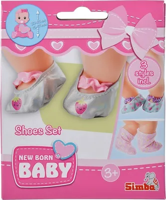 Produktbild von New Born Baby|Simba New Born Baby Schuhset (3 Paar)