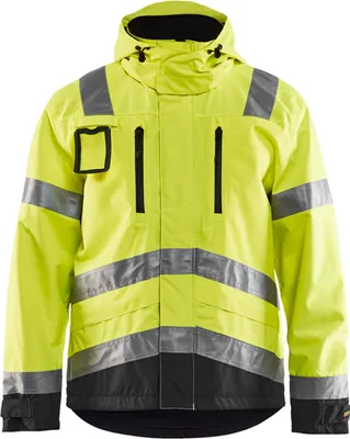 Produktbild von Blakläder Warn- und Wetterschutzjacke 48371977 gelb/schwarz Uni, L