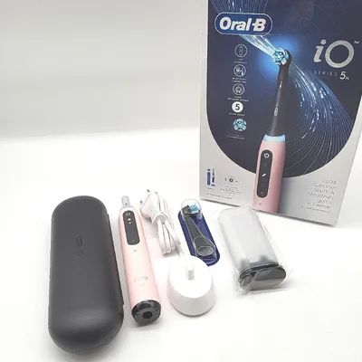 Produktbild von Oral B Elektrische Zahnbürste Zahnpflege iO 5N Bluetooth Smart Dentalcare Rose Connected