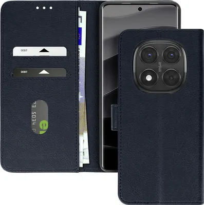 Immagine prodotto di Avizar, custodia in ecopelle con funzione di supporto per Redmi Note 14 Pro e 14 Pro Plus, blu