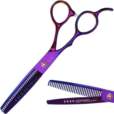 Produktbild von Purple Dragon Effilierschere 5,5 für Linkshänder