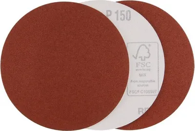 Produktbild von Klett-Schleifpapier 125 / 150 3 Stk. / 1 Stück Verpackung