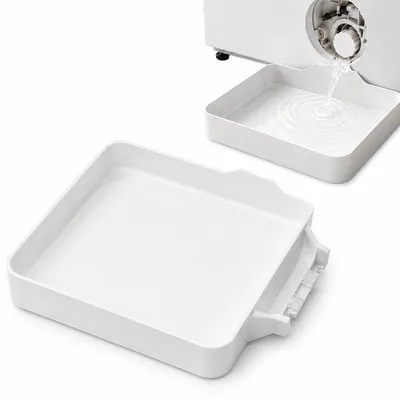 Produktbild von Tropfschale Waschmaschine - 17.8 × 17.8 cm - Bodenwanne - Tropfschale für Waschmaschine und Geschirrspüler - Ablaufschale - Weiß