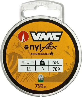 Produktbild von VMC Nylflex Stahlvorfach Vorfachmaterial 1x7 C709 10m 9kg