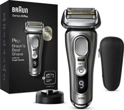 Immagine prodotto di Rasoio Elettrico Barba Braun Series 9 Pro 9415s Testina Con Rifinitore ProLift Wet e Dry