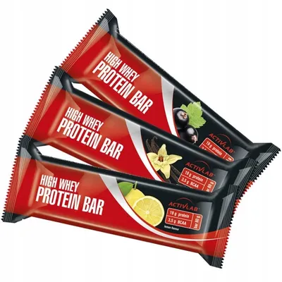 Immagine prodotto di Activlab Barretta ad alto contenuto di proteine del siero di latte 80g ORZECH KARMEL BATON BIAŁKOWY