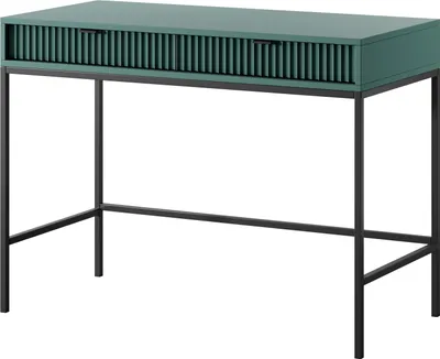 Productafbeelding van Make-uptafel: twee lades, kleur: labradorietgroen