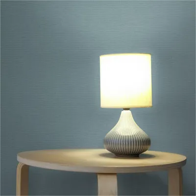 Produktbild von Tapete Einfarbig M1-No.11360 Vliestapete Textilstruktur Blau Wohnzimmer Schlafzimmer