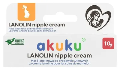 Produktbild von Lanolin-Brustwarzensalbe für Stillende, 100 % Lanolin, Tube 10 g