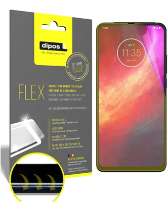 Zdjęcie produktu dla 2x folia ochronna do Motorola Moto One Hyper, 100% pokrycia ekranu, Dipos Flex