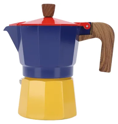 Obrázek produktu pro Elzusha - Italská kávovar 150 ml - Kávovar Moka s ergonomickou rukojetí