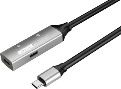 Zdjęcie produktu dla Przedłużacz PremiumCord USB 3.2 Gen1 15 m z repeaterem dla typu C