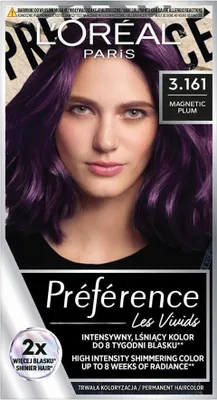 Obrázek produktu pro L'Oreal Paris Preference Vivids Barva na vlasy 3.161 Magentic Plum