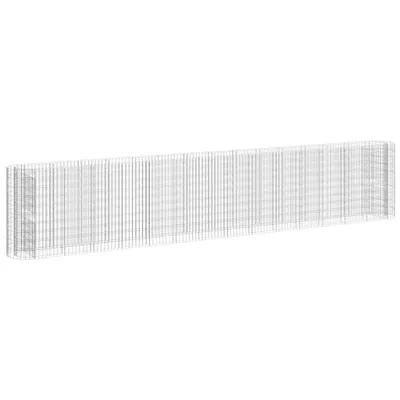 Obrázok produktu pre vidaXL Gabionové zvýšené lôžko z pozinkovaného železa 540x50x100 cm