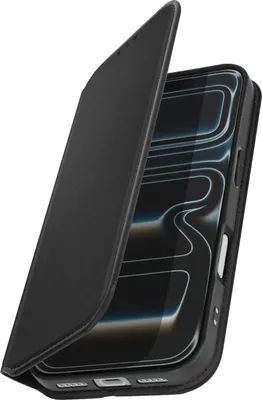 Obrázek produktu pro Avizar, flipové pouzdro iPhone 17 Pro s držákem na karty a funkcí stojánku, černé