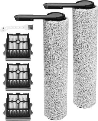 Produktbild von Microfibre-Bürstenrolle 2 Stück, HEPA-Filter 3 Stück, Kompatibel Mit Tineco Floor One S6 S7 I6, Nass- Und Trockenreinigung, 25,5 Cm