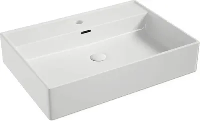 Produktbild von form&style Waschtisch MAKIRA 65 x 46 cm weiß glänzend inkl. keramischen Ablaufventil