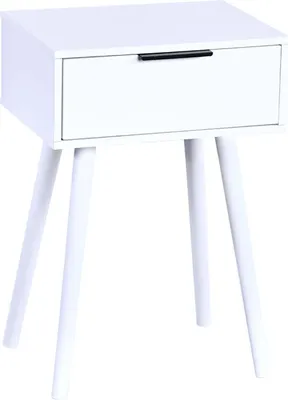 Immagine prodotto di Comodino KESPER bianco - 40x30x59 cm - con cassetto - ® - tavolino compatto per camera da letto, camera degli ospiti o corridoio - 1597013