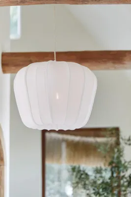 Productafbeelding van Witte hanglamp Zubedo Ø 60cm
