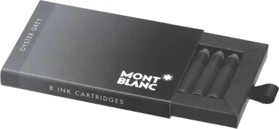 Produktbild von Tintenpatronen Montblanc®, für Füllhalter, Passend für Montblanc® Füllhalter, 8 Stück, Farbe:grau