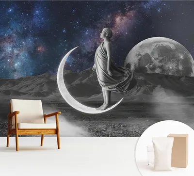 Produktbild von Fototapete selbstklebend - 312x219 cm - Tapete - Wandtapete - Wandbilder - Klebefolie - Dekofolie - Tapete Folie - Wand - Dekoration - Wohnzimmer - Nachtträume