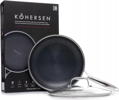 Produktbild von Induktionspannen Mit Deckel Kohersen 28 Cm 2,4 L Edelstahl