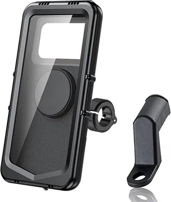 Obrázok produktu pre Držiak na bicykel pre smartfón a powerbanku (nie je súčasťou balenia), určený na upevnenie na predstavec pre mobilné telefóny s uhlopriečkou 4,7–7,2 palca, držiak, ultralahký, ideálny pre cestné a turistické bicykle
