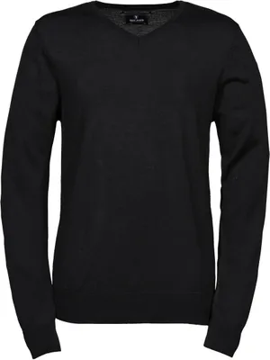 Produktbild von Tee Jays 6001 | Herren V-Neck Sweater / Pullover - Farbe: Black - Größe: S