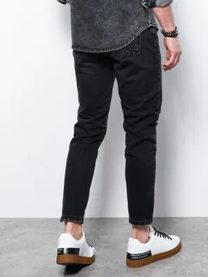 Produktbild von Ombre Clothing Denim-Hosen für Männer Nomn schwarz L